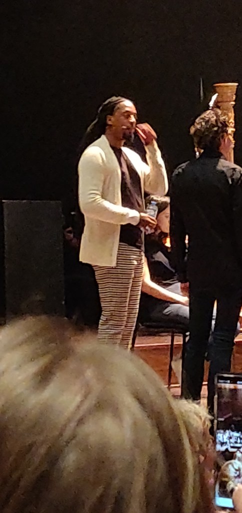 Y.M.P. op het podium vlak voor de show