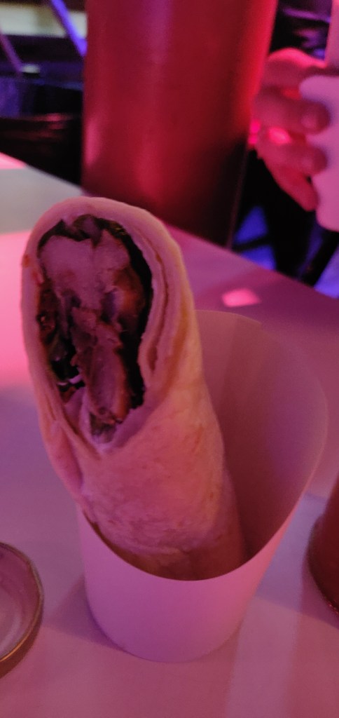 Wrap voor het diner.