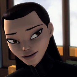 Katana, een Japans-Amerikaanse vrouw, in de CGI animatieserie Beware the Batman