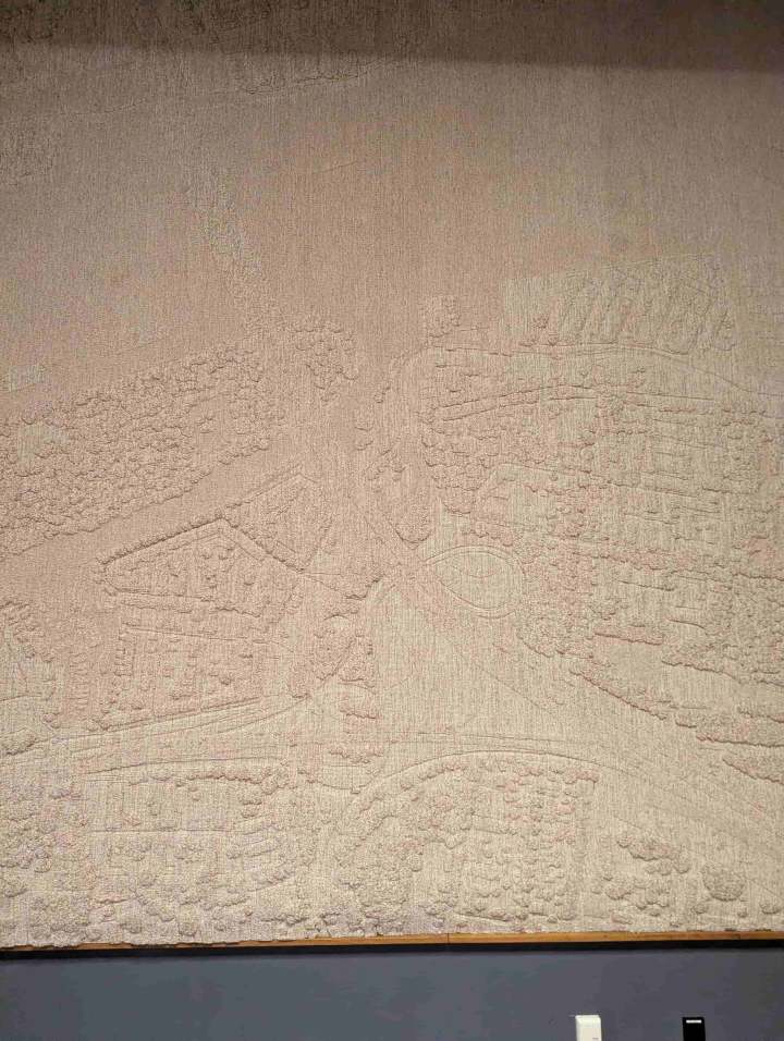 Wandkleed in Theater Zuidplein.